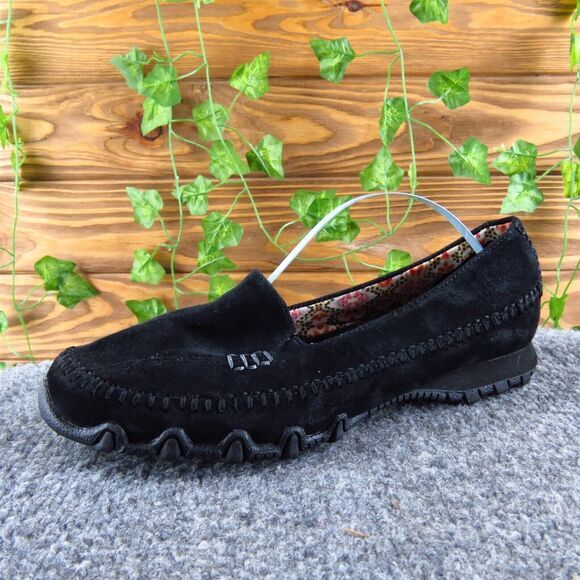 SKECHERS Women's Moc Relaxed Fit Slip-On Black Suede 7 Medium Gently Used‎ 2025 - Picture 1 of 7